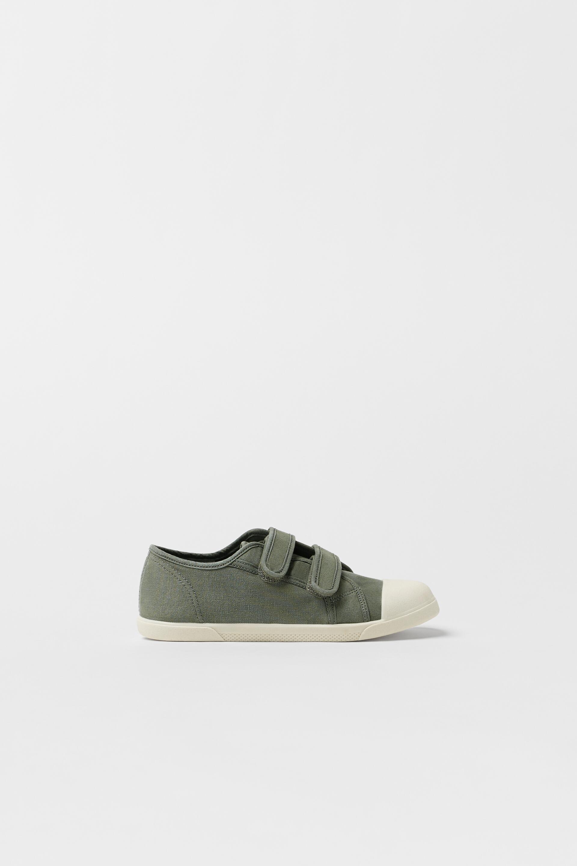 Zara contrasting plimsolls sales